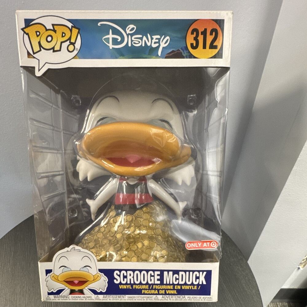 Funko Pop Disney Scrooge McDuck #312 10” Jumbo Target Exclusive Vinyl Figure